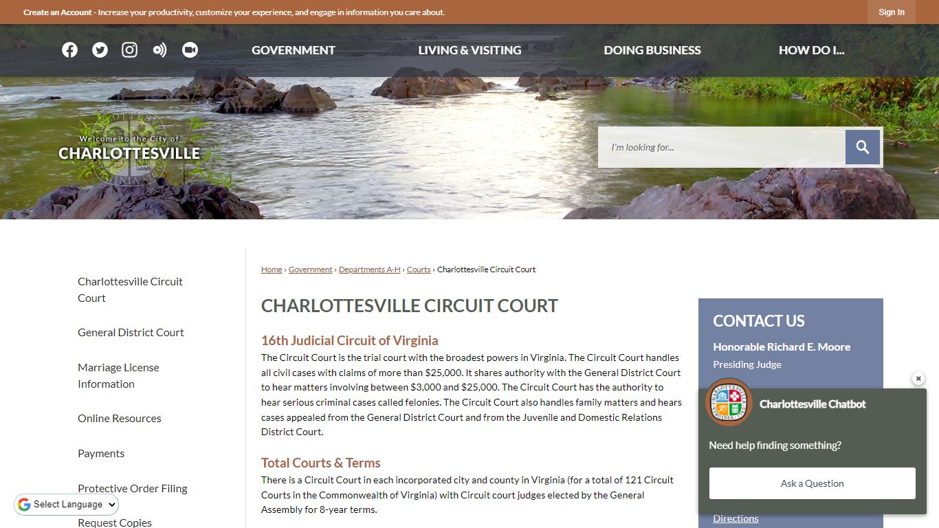 Charlottesville Circuit Court | Charlottesville, VA